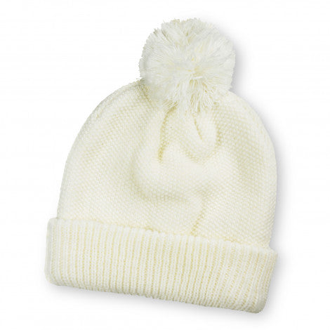 Bumble Beanie with custom branded logo - Simply Merchandise