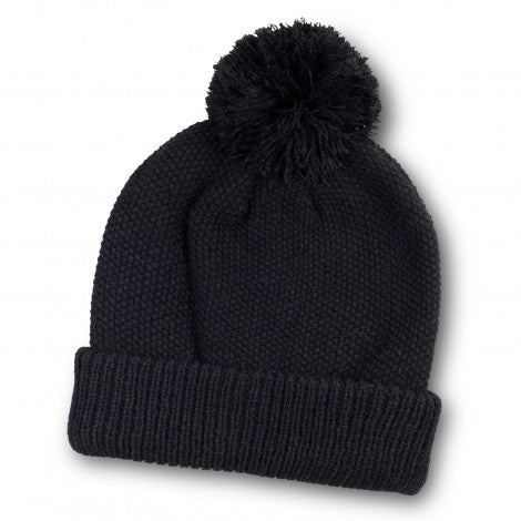 Bumble Beanie with custom branded logo - Simply Merchandise