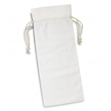 Cotton Wine Drawstring Bag with custom branded logo - Simply Merchandise