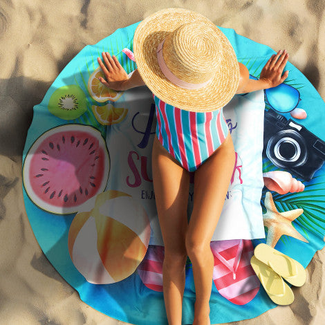 Paradiso Beach Towel - Full Colour - Simply Merchandise