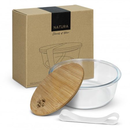 NATURA Iris Glass Food Container - Simply Merchandise