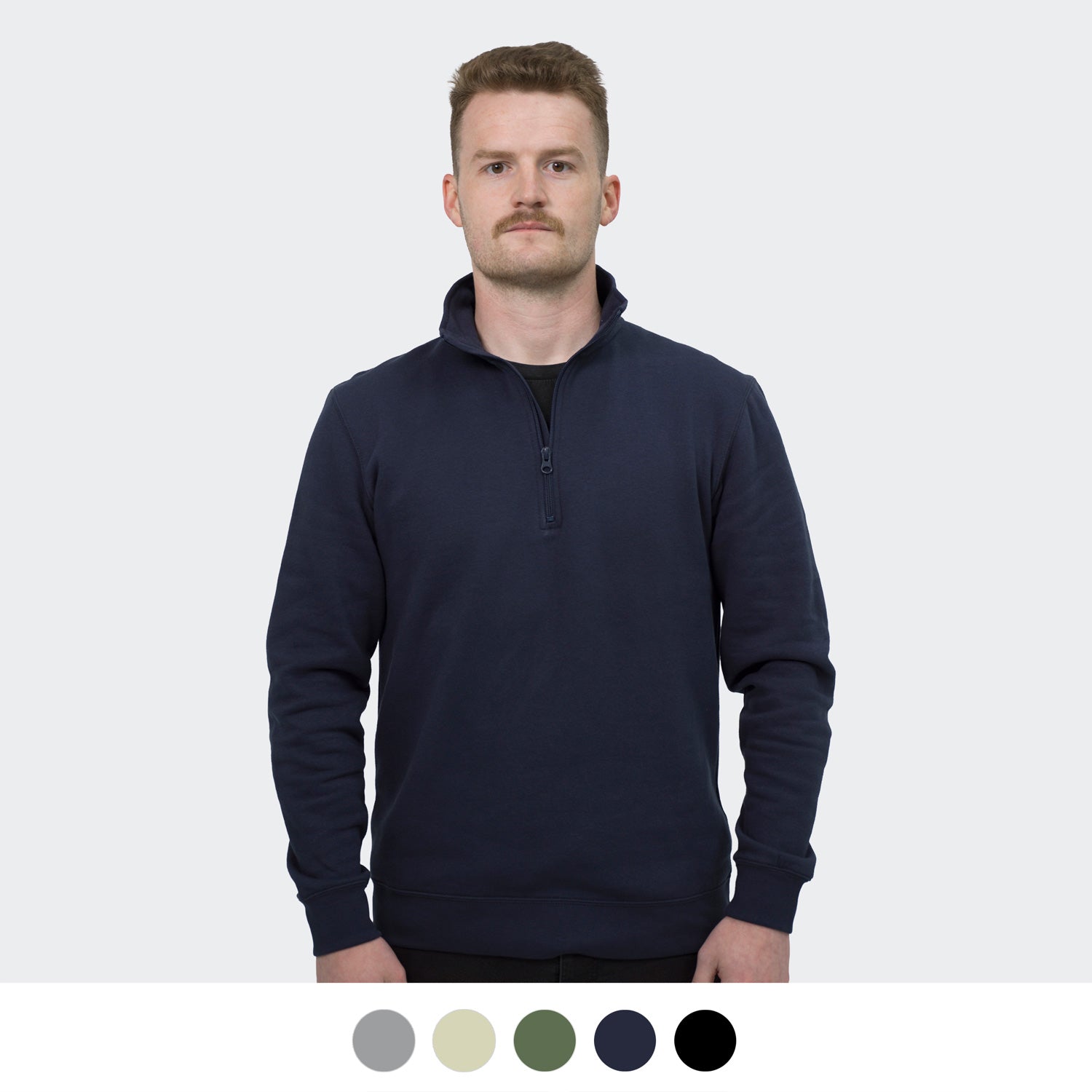 TRENDSWEAR Camden Unisex Quarter Zip - Simply Merchandise
