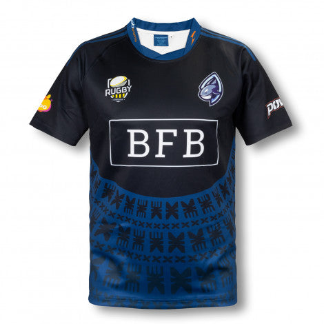 Custom Mens Rugby Performance T-Shirt with custom branded logo - Simply Merchandise