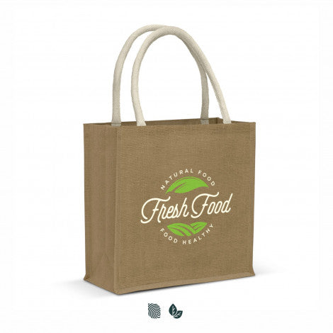 Monza Starch Jute Tote Bag - Simply Merchandise