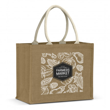 Torino Starch Jute Tote Bag - Simply Merchandise