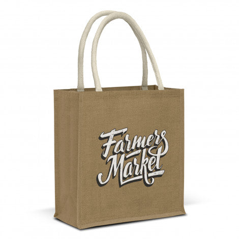 Lanza Starch Jute Tote Bag - Simply Merchandise