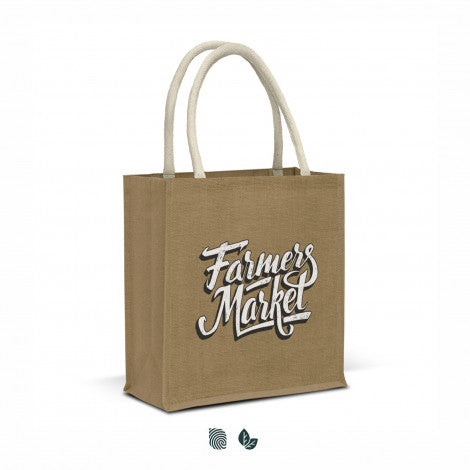 Lanza Starch Jute Tote Bag - Simply Merchandise