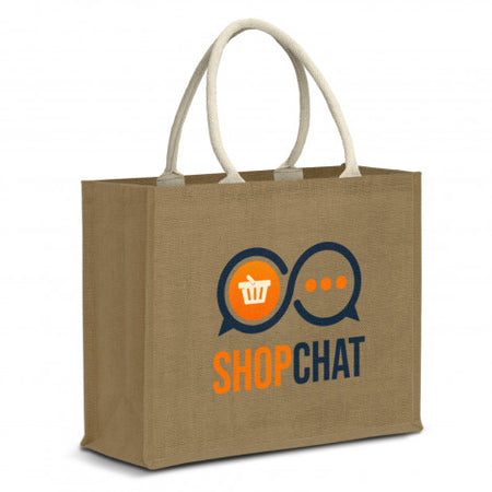 Modena Starch Jute Tote Bag - Simply Merchandise