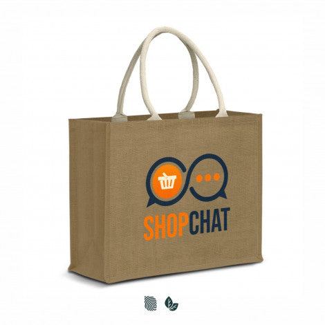 Modena Starch Jute Tote Bag - Simply Merchandise