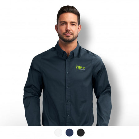TRENDSWEAR Parker Men's Poplin Shirt - Simply Merchandise