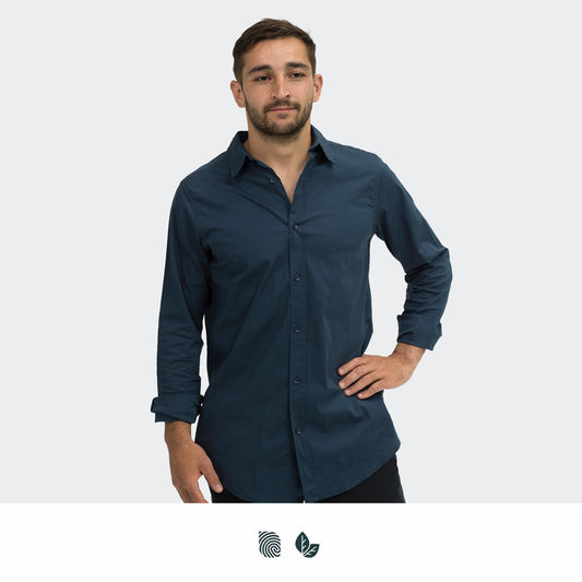 TRENDSWEAR Parker Men's Poplin Shirt - Simply Merchandise
