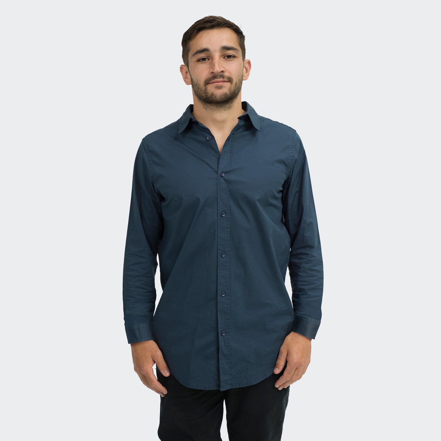 TRENDSWEAR Parker Men's Poplin Shirt - Simply Merchandise