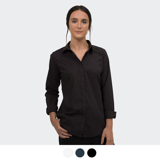 TRENDSWEAR Parker Women's Poplin Shirt - Simply Merchandise