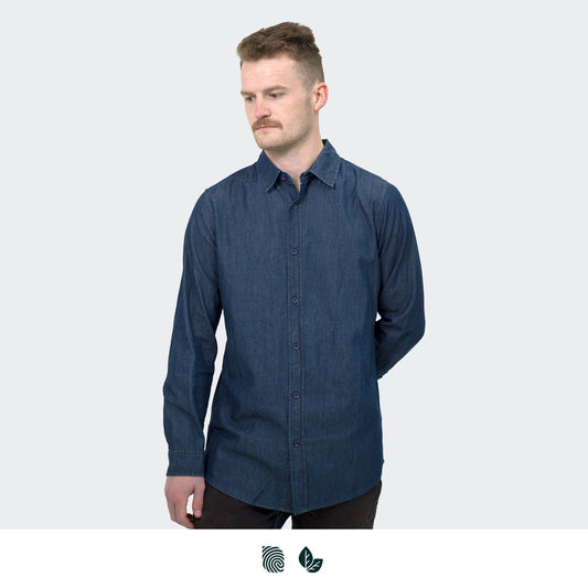 TRENDSWEAR Chester Men's Denim Shirt - Simply Merchandise