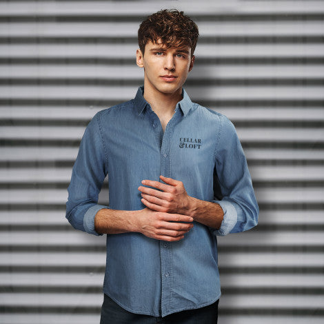 TRENDSWEAR Chester Men - Simply Merchandises Denim Shirt - Simply Merchandise