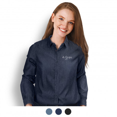 TRENDSWEAR Chester Women - Simply Merchandises Denim Shirt - Simply Merchandise