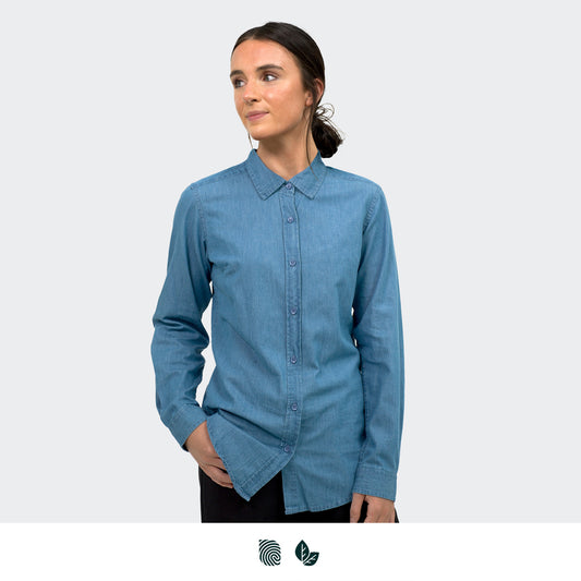 TRENDSWEAR Chester Women's Denim Shirt - Simply Merchandise