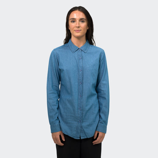 TRENDSWEAR Chester Women's Denim Shirt - Simply Merchandise