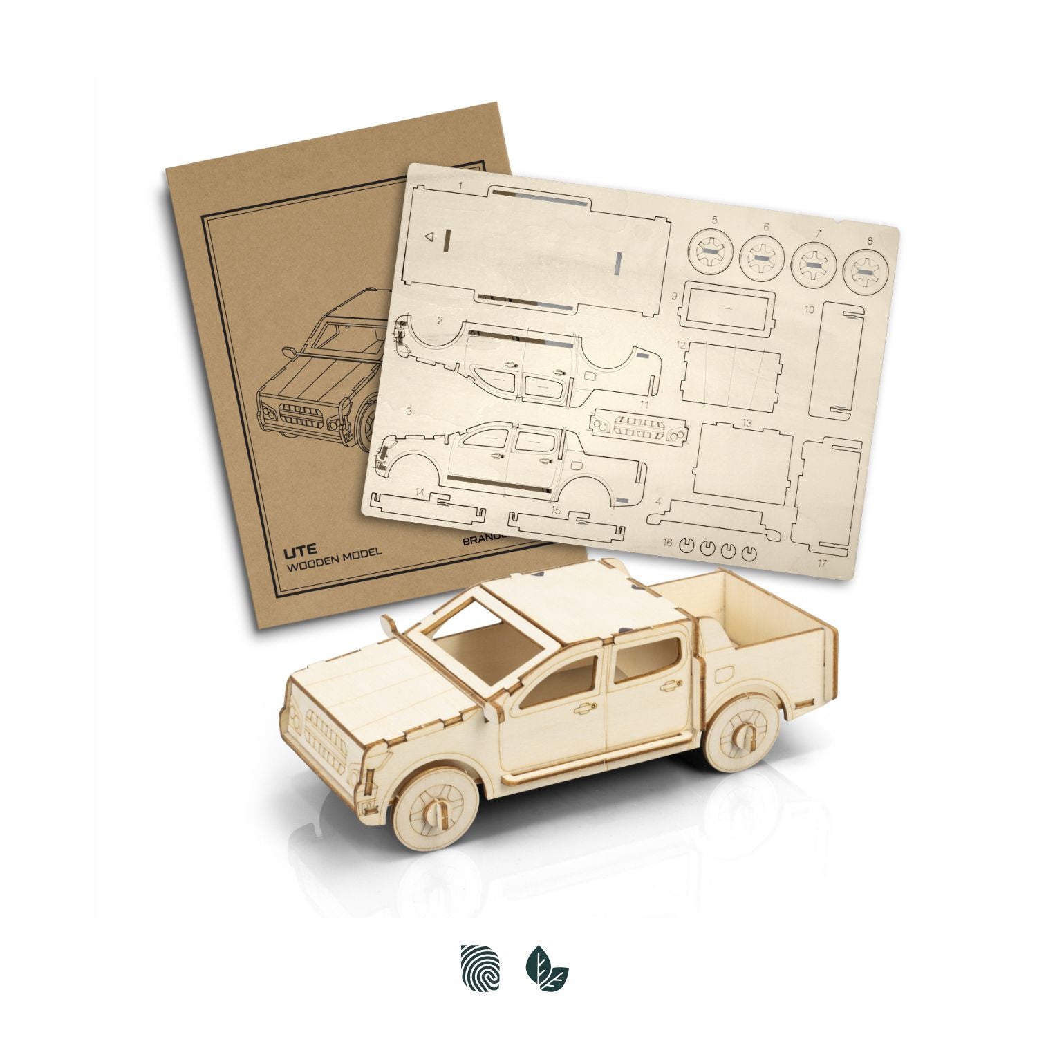 BRANDCRAFT UTE Wooden Model - Simply Merchandise