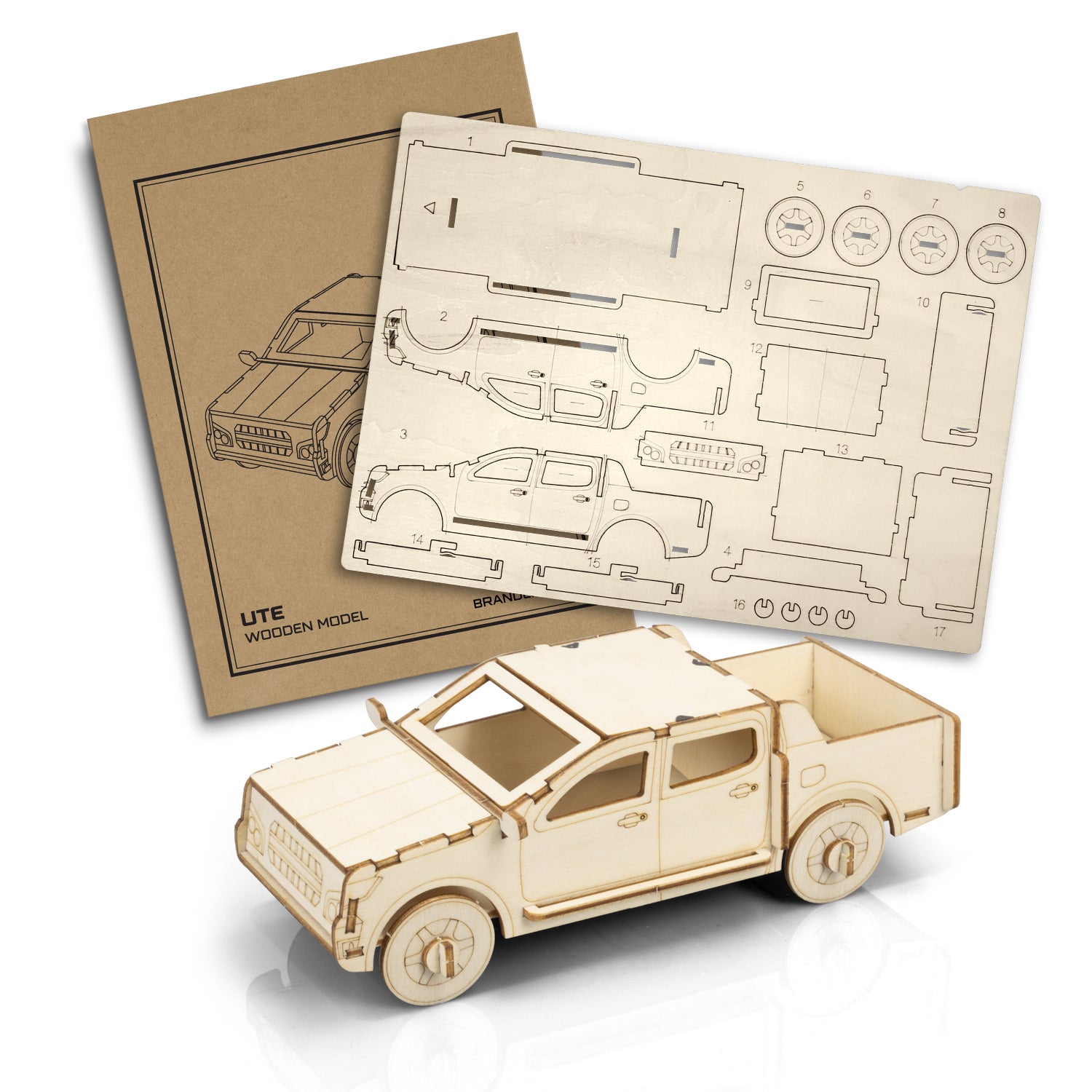 BRANDCRAFT UTE Wooden Model - Simply Merchandise