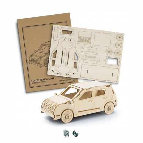BRANDCRAFT Hatchback Car Wooden Model - Simply Merchandise