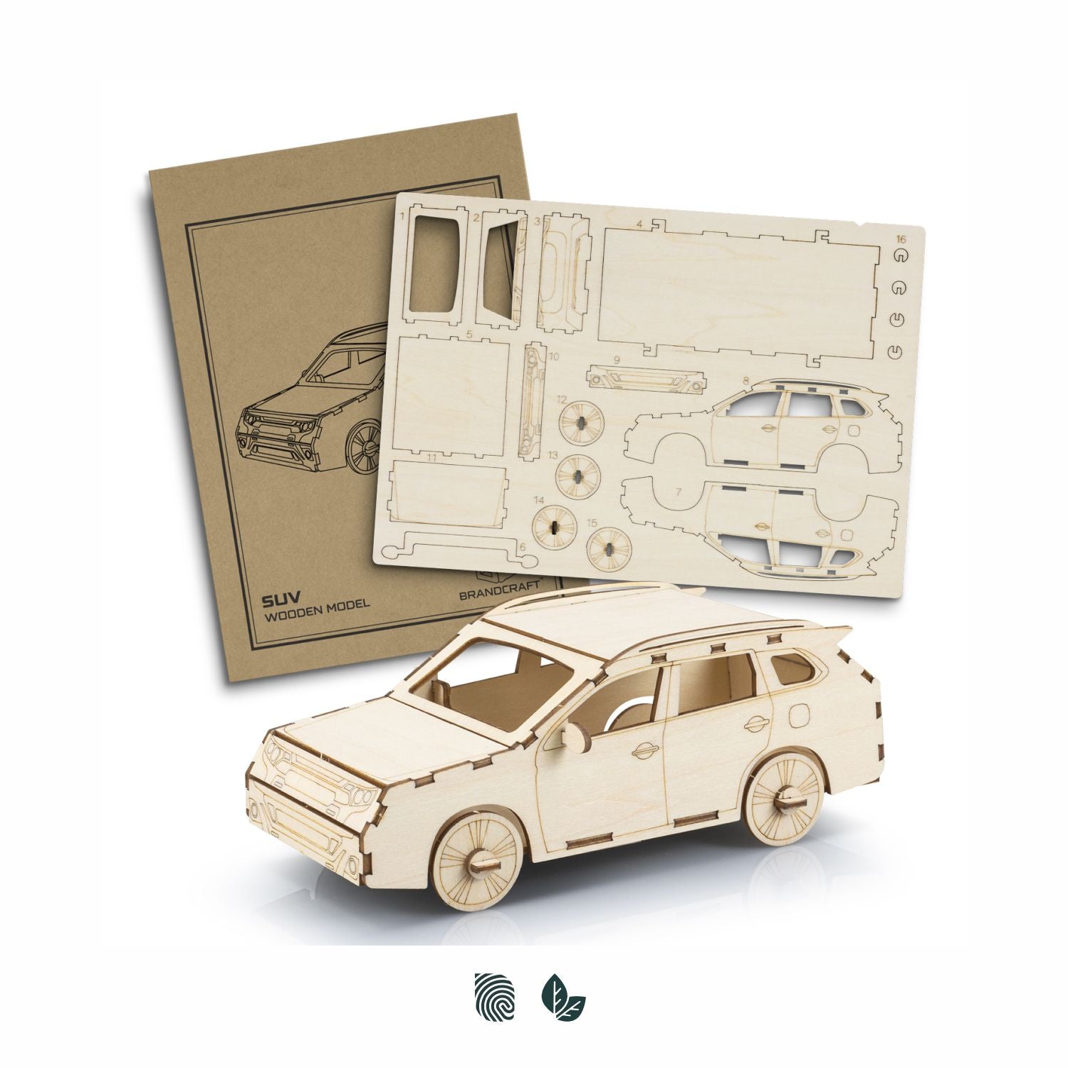 BRANDCRAFT SUV Wooden Model - Simply Merchandise