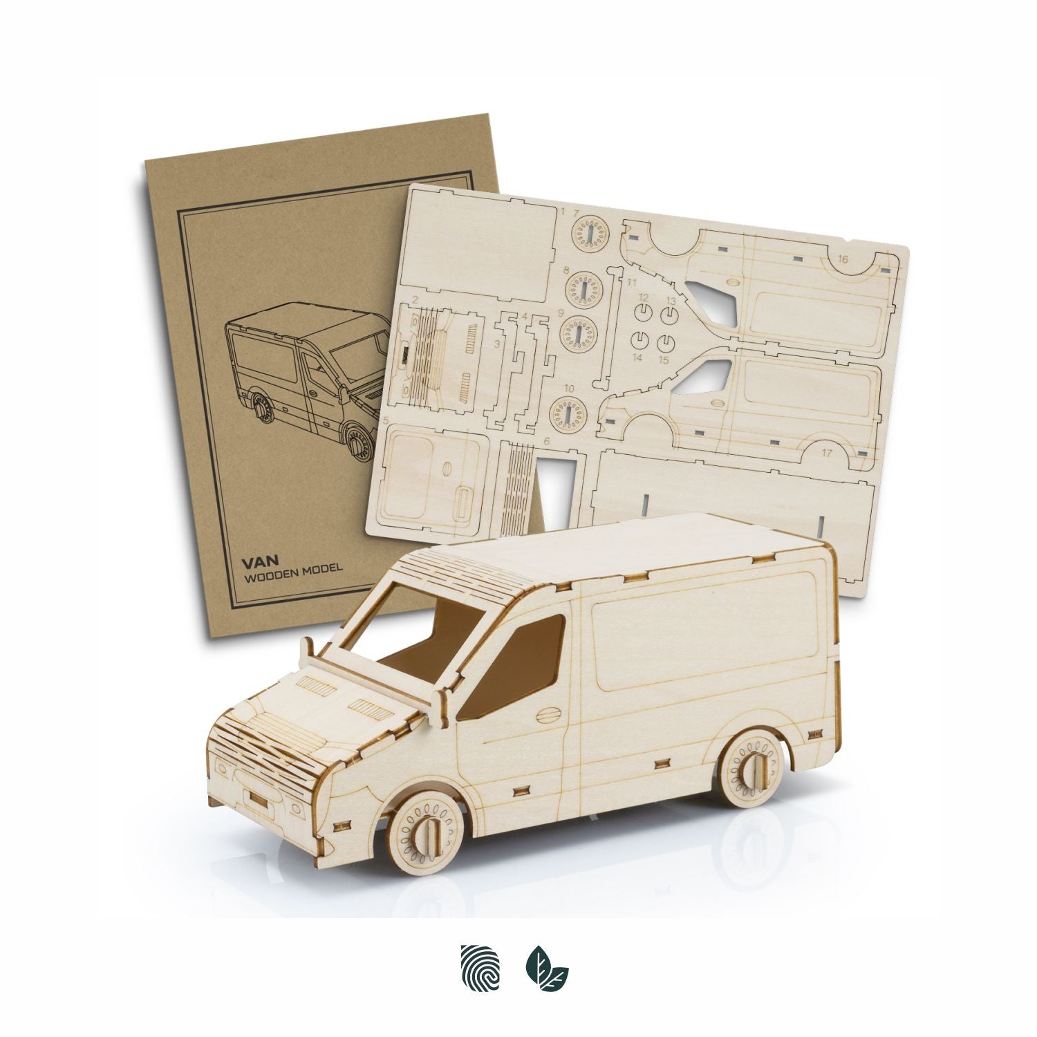 BRANDCRAFT Van Wooden Model - Simply Merchandise
