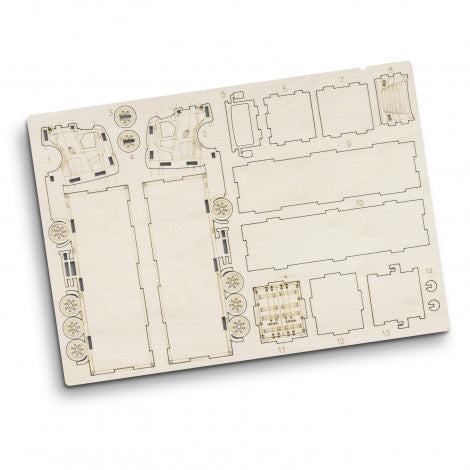 BRANDCRAFT Large Truck Wooden Model - Simply Merchandise