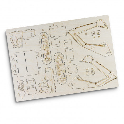 BRANDCRAFT Excavator Wooden Model - Simply Merchandise