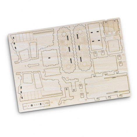 BRANDCRAFT Bulldozer Wooden Model - Simply Merchandise