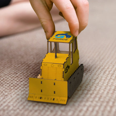 BRANDCRAFT Bulldozer Wooden Model - Simply Merchandise
