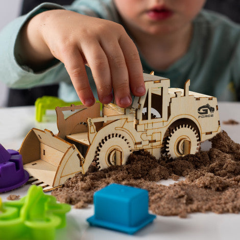 BRANDCRAFT Wheel Loader Wooden Model - Simply Merchandise