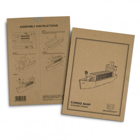 BRANDCRAFT Cargo Ship Wooden Model - Simply Merchandise