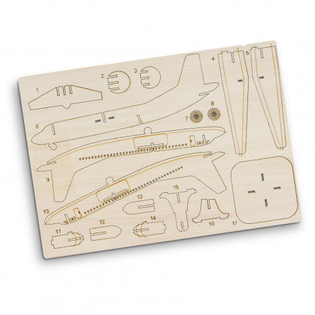 BRANDCRAFT Jet Plane Wooden Model - Simply Merchandise