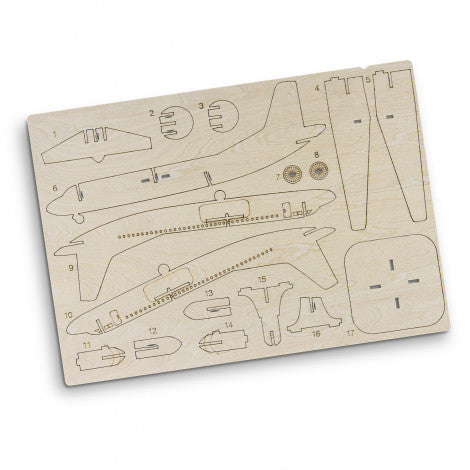 BRANDCRAFT Jet Plane Wooden Model - Simply Merchandise