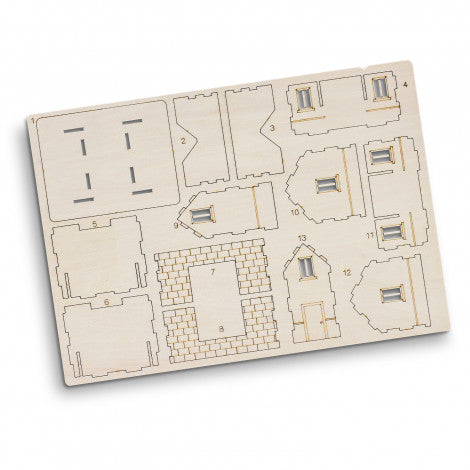 BRANDCRAFT House Wooden Model - Simply Merchandise