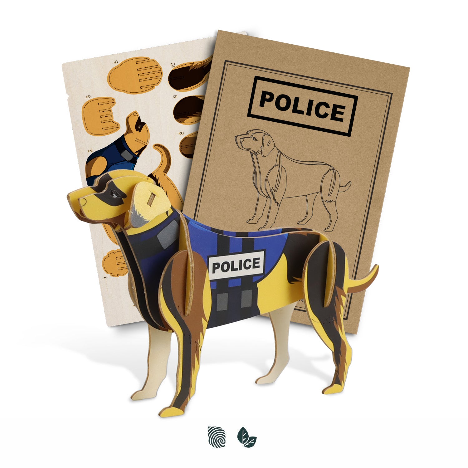 BRANDCRAFT Dog Wooden Model - Simply Merchandise