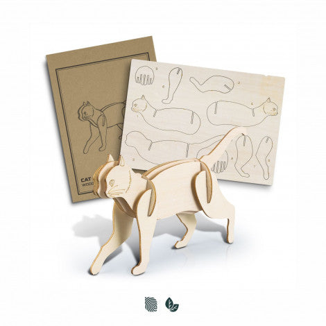 BRANDCRAFT Cat Wooden Model - Simply Merchandise