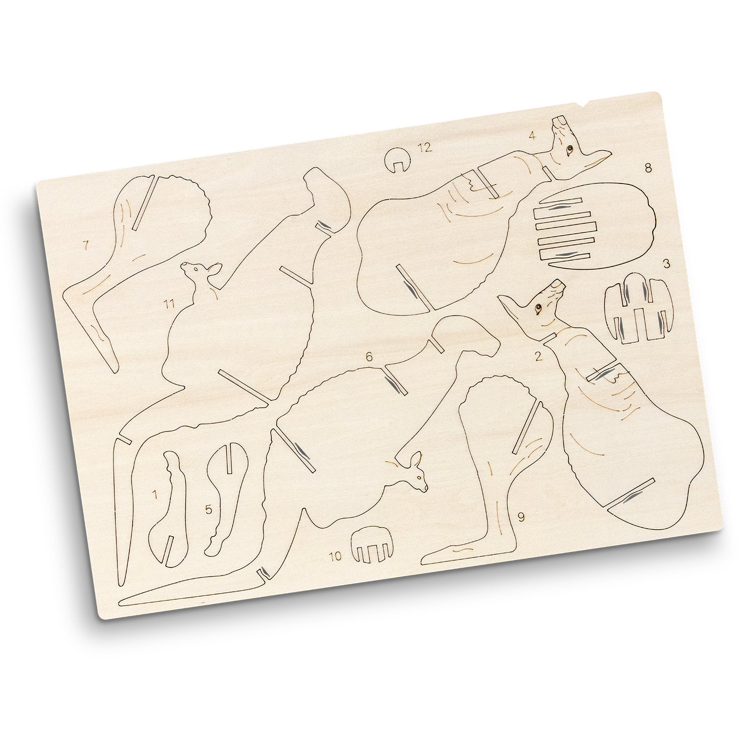 BRANDCRAFT Kangaroo Wooden Model - Simply Merchandise