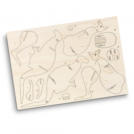 BRANDCRAFT Kangaroo Wooden Model - Simply Merchandise