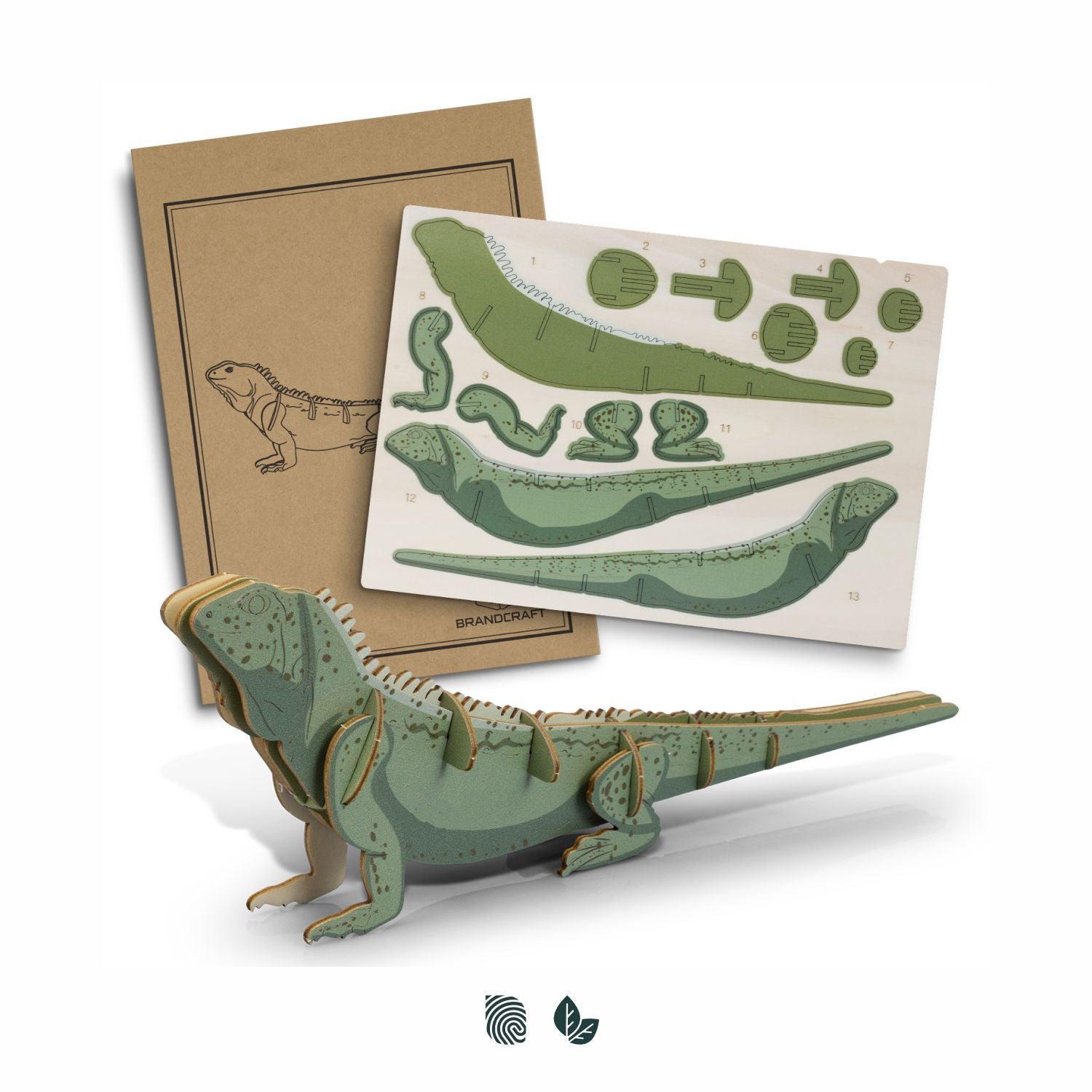 BRANDCRAFT Tuatara Wooden Model - Simply Merchandise