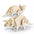 BRANDCRAFT Triceratops Wooden Model - Simply Merchandise