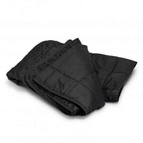 Harrow Puffer Blanket with custom branded logo - Simply Merchandise