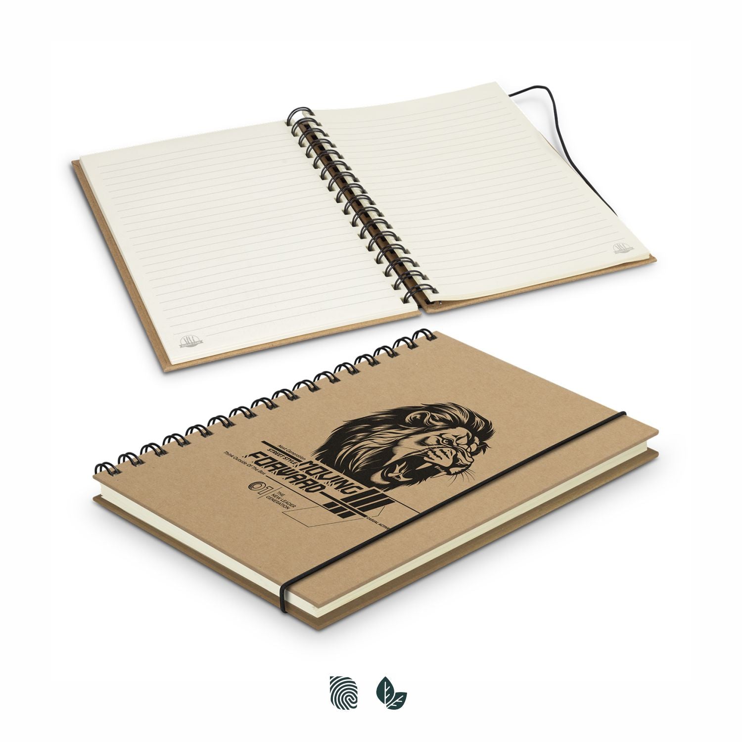 Sugarcane Paper Spiral Notebook - Simply Merchandise