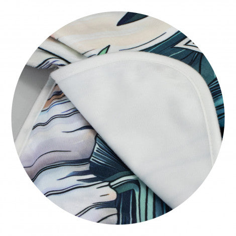 Kenya Full Colour Blanket with custom branded logo - Simply Merchandise