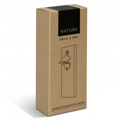 NATURA Bamboo Fridge Bottle Opener - Simply Merchandise