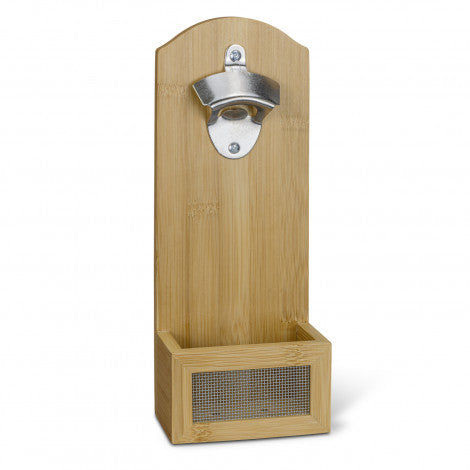 NATURA Bamboo Wall Mounted Bottle Opener - Simply Merchandise