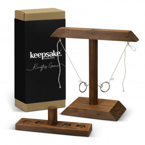 Keepsake Ring Toss Game with custom branded logo - Simply Merchandise