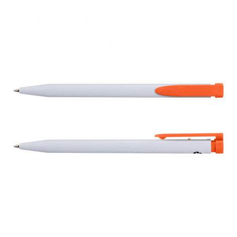 Recycled Plastic Pen with custom branded logo - Simply Merchandise