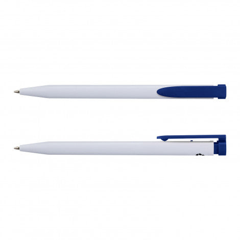 Recycled Plastic Pen with custom branded logo - Simply Merchandise